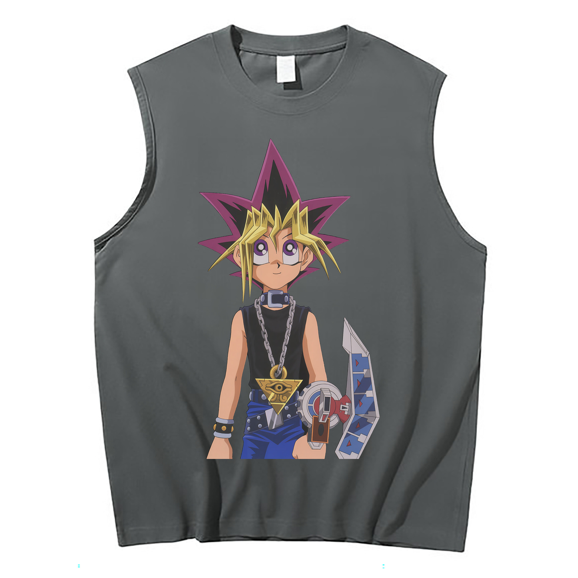 （画像用） 遊☆戯☆王 Yu-Gi-Oh! コットン100％タンクトップ（フロントプリント）